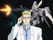 Jean Carry and his GINN (Mobile Suit Gundam SEED: Never Ending Tomorrow)