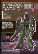 Gaza-C: Specifications / Technical Detail / Design (Gundam UC)