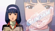 "Kergerenko" as a Federation officer in Gundam Battle Universe