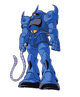 gundam zaku blue