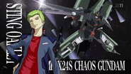 Sting & Chaos Gundam on opening,Ignited