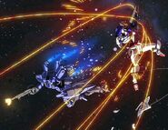 McGillis's Schwalbe Graze Vs. Gundam Barbatos