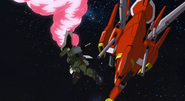 Gaia Gundam (Andrew Colors) MA-Mode Front 01 (SEED Destiny HD Ep39)