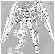 Lineart for MG 00 Gundam Seven Sword/G