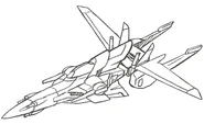 DRAGOON Flyer with α Force Silhouette