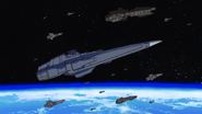 The 8th Space Fleet during the Battle of Orbit