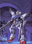 Gundam F91 artwork by Kunio Okawara