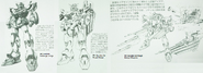 F91 Gundam F91 Rough Initial Designs