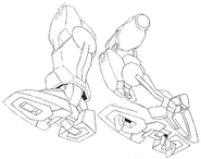 Sole details and foot anchors