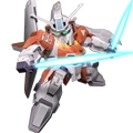 AR-Rank Zeta Plus A1 (Demonstration Colors) as featured in SD Gundam Capsule Fighter Online