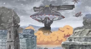 Destroy Gundam MA-Mode Side View 01 (SEED Destiny HD Ep31)