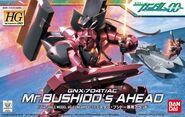 HG00 1/144 GNX-704T/AC Mr. Bushido's Ahead (2008): box art