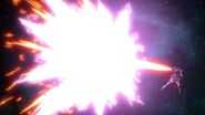 Destroying ELS unit with GN Beam Rifle