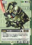 Zaku II Kai (Bernard Wiseman Unit) as featured in Gundam War card game