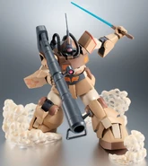 Posed with giant bazooka, heat saber and effect parts