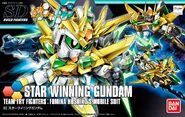 SD Build Fighters Star Winning Gundam box art.