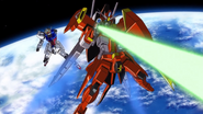 Gaia Gundam (Andrew Colors) Beam Rifle Firing 01 (SEED Destiny HD Ep39)