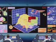 Status being monitored by Zeon technicians (from Mobile Suit Gundam: The 08th MS Team OVA)