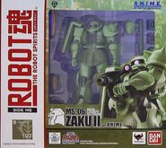 Robot Damashii "MS-06 Zaku II Ver. A.N.I.M.E" (2016): package front view