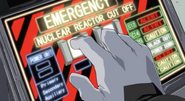 Freedom Gundam Emergency Reactor Cut Off Button 01 (SEED Destiny HD Ep35)