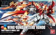 HGBF 1/144 Wing Gundam Zero Honoo (2015): box art