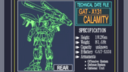 Calamity Gundam Technical Data 02 (SEED HD Ep32)