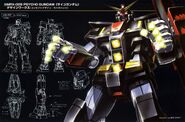 Psycho Gundam - Design art for HGUC release