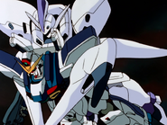 On Gundam X Divider's back