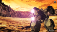 Georgios Laertius' Gundam Virtue using GN Bazooka Burst Mode (Ep 19)