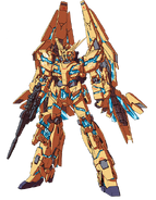 RX-0 Unicorn Gundam 03 Phenex - Front