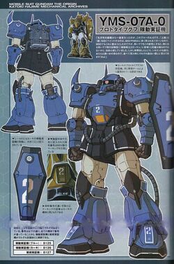 Yms 07a 0 Prototype Gouf Mobility Demonstrator The Gundam Wiki Fandom