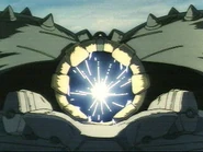 Charging Mega Particle Cannon close-up (08MST)