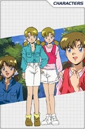 Kortol (right) and her twin Saelia (left)