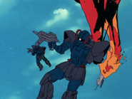 E.F.F.'s Act Zakus as seen on Z Gundam TV series