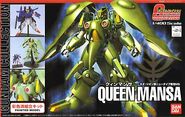 1/400 Gundam Collection NZ-000 Queen Mansa (2005): box art