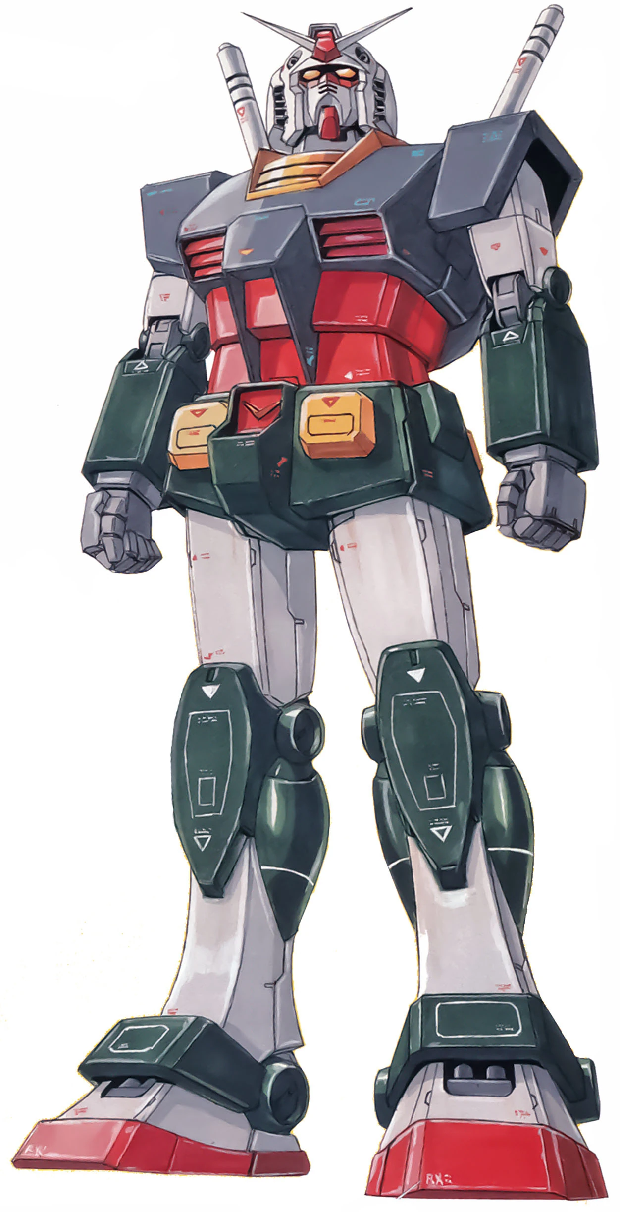 RX-78-2 Gundam Real Type | The Gundam Wiki | Fandom, image size:1252x2445