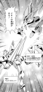 Fighting against F91 Gundam F91