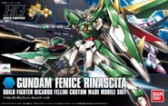 HGBF 1/144 XXXG-01Wfr Gundam Fenice Rinascita (2014): box art