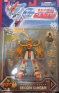 MSiA / MIA "Dragon Gundam" (North American release; 2002): package front view.