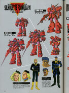 Dark Tiger Squadron's Den'an Zon (center) as featured in Silhouette Formula 91