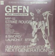 Gundam Fix Figuration Next Generation (GFFN) "MBF-02 Strike Rouge & Sword / Launcher Striker" (Tamashii Web exclusive; 2009): package front view