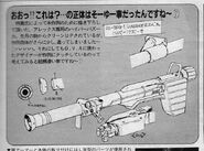 The info on the Gundam "Alex"s hyper bazooka