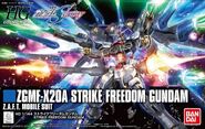 HGCE 1/144 ZGMF-X20A Strike Freedom Gundam Revive Ver. (2016): box art