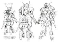 Front and rear views of Barbatos Lupus