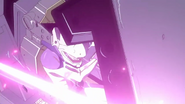 Rau nearly gets stabbed by the Freedom's beam saber