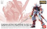 1/144 RG "MBF-P02 Gundam Astray Red Frame (Plated Ver.)" (C3 Hong Kong/Tokyo 2016 exclusive; 2016): box art