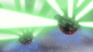 Destroy Gundam Sturm Faust Split Beam Guns Firing 02 (SEED Destiny HD Ep32)