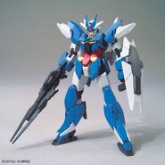 HGBD:R 1/144 Earthree Gundam (Front)