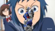 Gunpla seen in Gundam Build Fighters