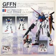 GFFN #0042 "GAT-X105+AQM/E-X01 Aile Strike Gundam / GAT-X105 Strike Gundam" figure set (2009): package rear view